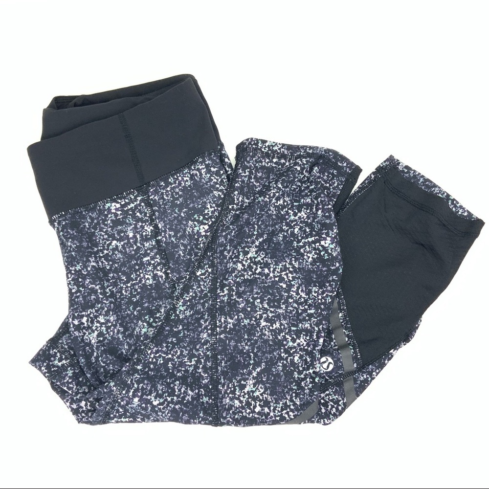 Lululemon Womens 17" Cropped Mid Rise Leggings Size 6 - Picture 2 of 9